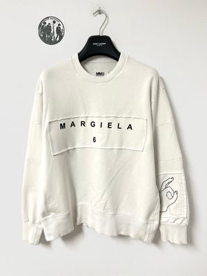 Maison Margiela MM6 by John Galliano FW2021 Deconstructed Logo Crewneck