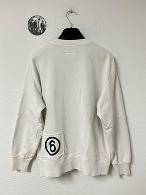 Maison Margiela MM6 by John Galliano FW2021 Deconstructed Logo Crewneck