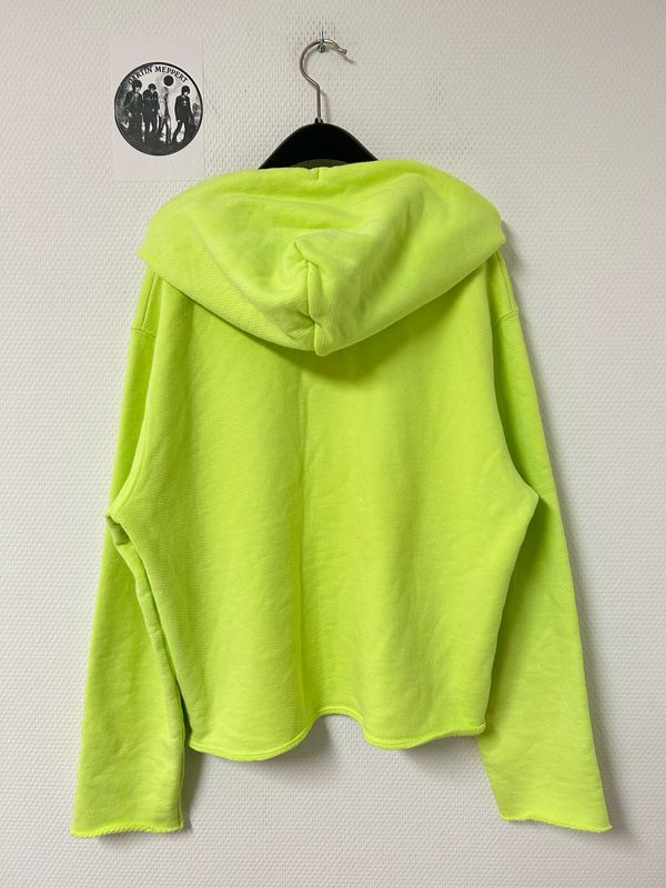 Off-White™ by Virgil Abloh FW2018 Cropped Neon Hoodie