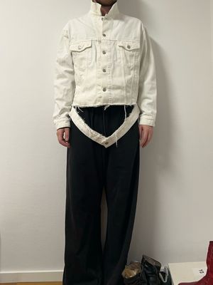 Balenciaga by Demna Gvasalia  SS2018 Distressed Denim Jacket
