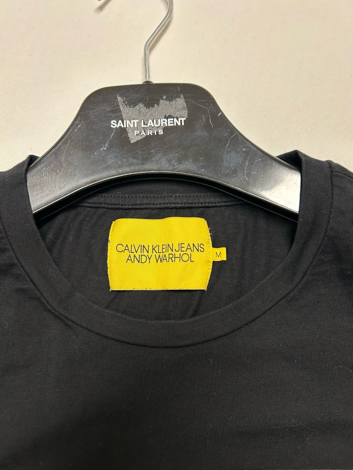 Calvin Klein Jeans by Raf Simons 2018 Andy Warhol “Fright Wig” Long Sleeve