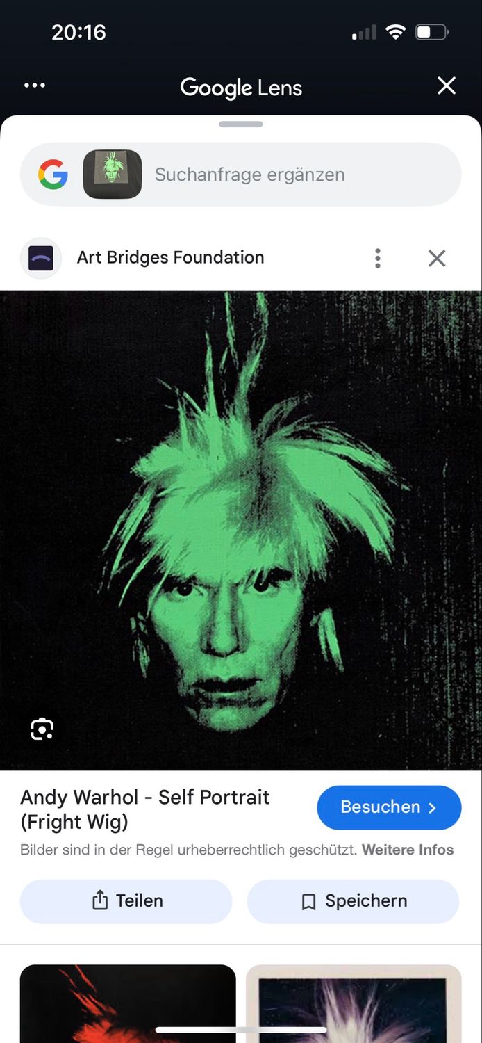 Calvin Klein Jeans by Raf Simons 2018 Andy Warhol “Fright Wig” Long Sleeve