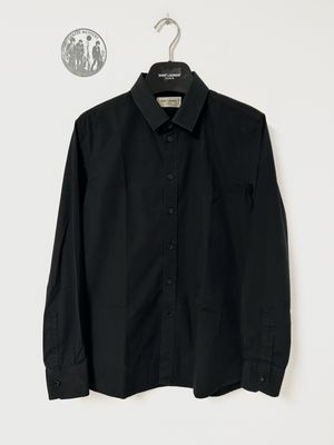 Saint Laurent Paris by Anthony Vaccarello SS2021 Classic Black Button-Up Shirt