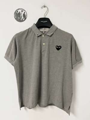 Comme des Garçons PLAY  SS2009 Studded Heart Logo Polo