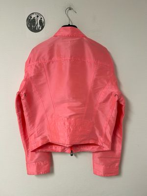 Vivienne Westwood SS2009 Neon Pink Moto Silk Jacket