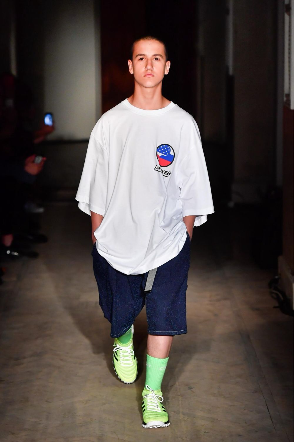 Gosha Rubchinskiy SS2018 DJ Logo Tee