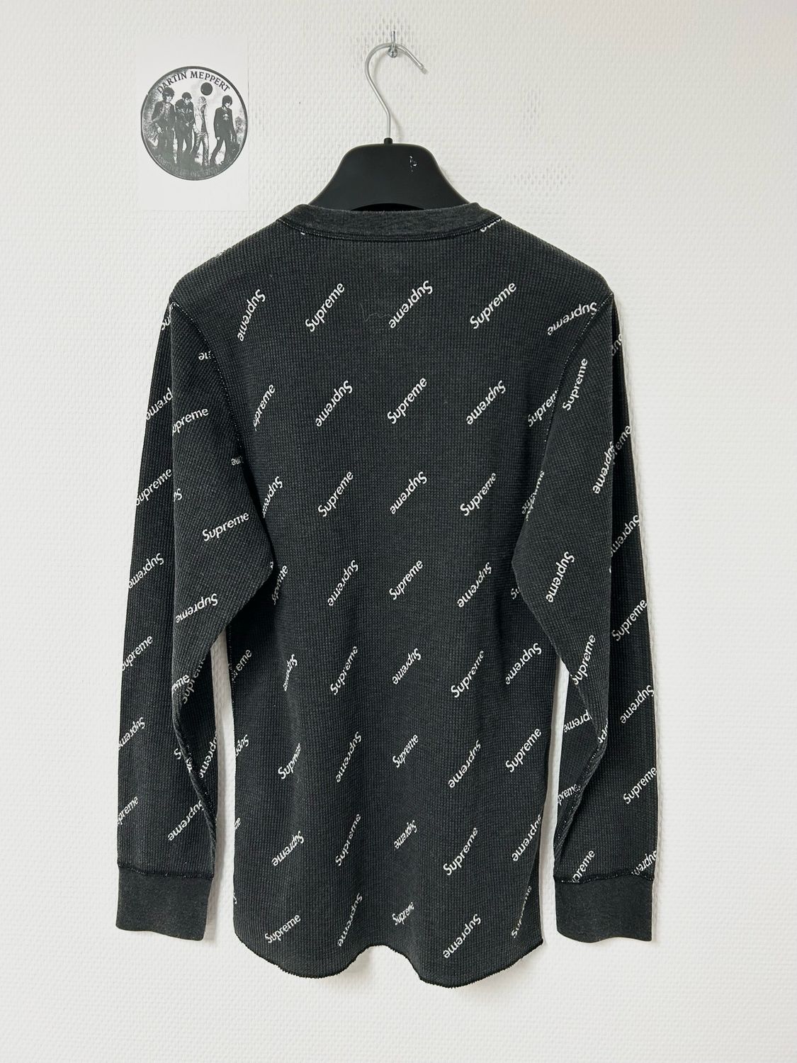 Supreme FW2019 All-Over Logo Thermal Long Sleeve
