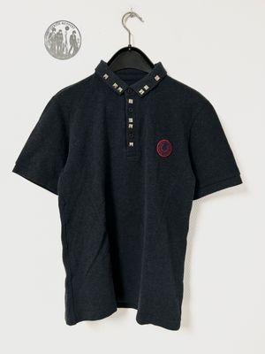 Raf Simons FW2012 Studded Collar Polo Shirt