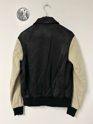 Saint Laurent Paris by Anthony Vaccarello FW2017 1/1 Sample Glitter Satin Bomber Jacket