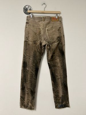 Dolce &amp; Gabbana Custom Studded &amp; Painted Jeans