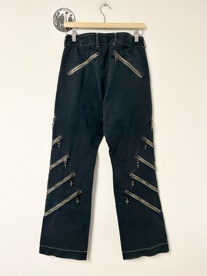 Vivienne Westwood AW2002 Multi-Zip Flared Trousers