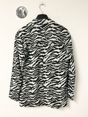 Saint Laurent by Hedi Slimane SS2016 1/1 Sample Zebra Leather Blazer