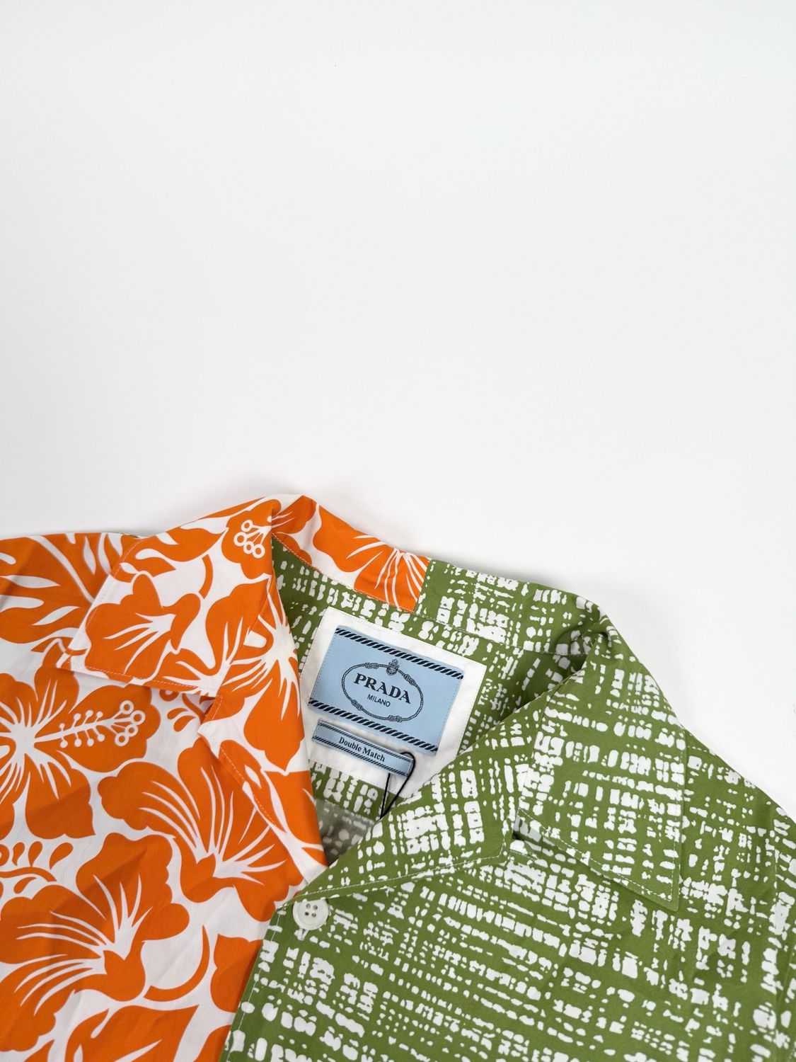 Prada SS2023 Double Match Cotton Shirt