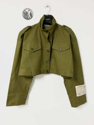 Off-White by Virgil Abloh FW2017 Cropped Trench Coat “WOMAN”