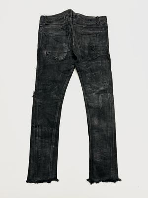Saint Laurent Paris by Hedi Slimane 2014 D02 M/SK-LW Waxed Distressed Denim
