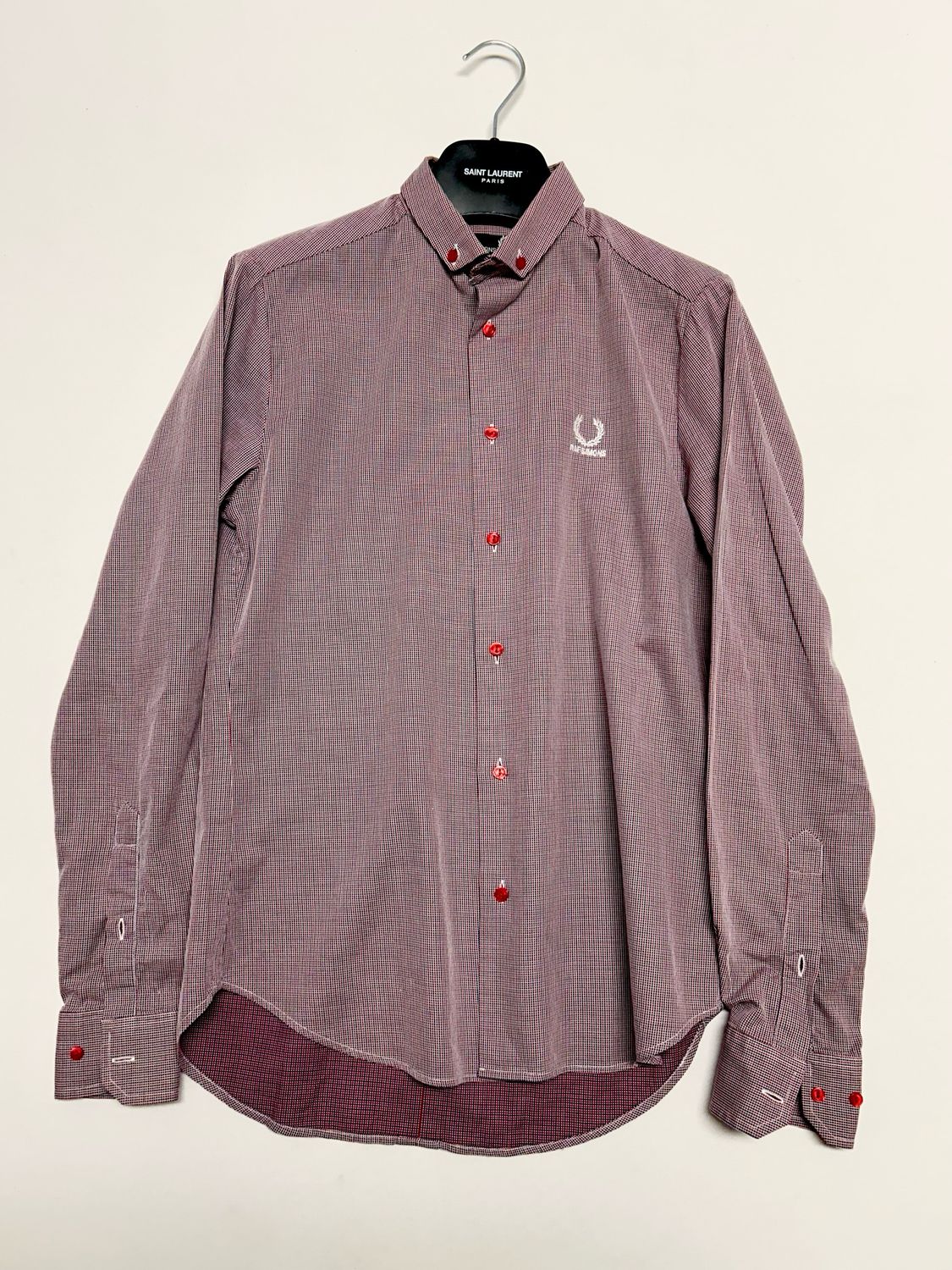 Raf Simons 2010 Check Button-Up Shirt