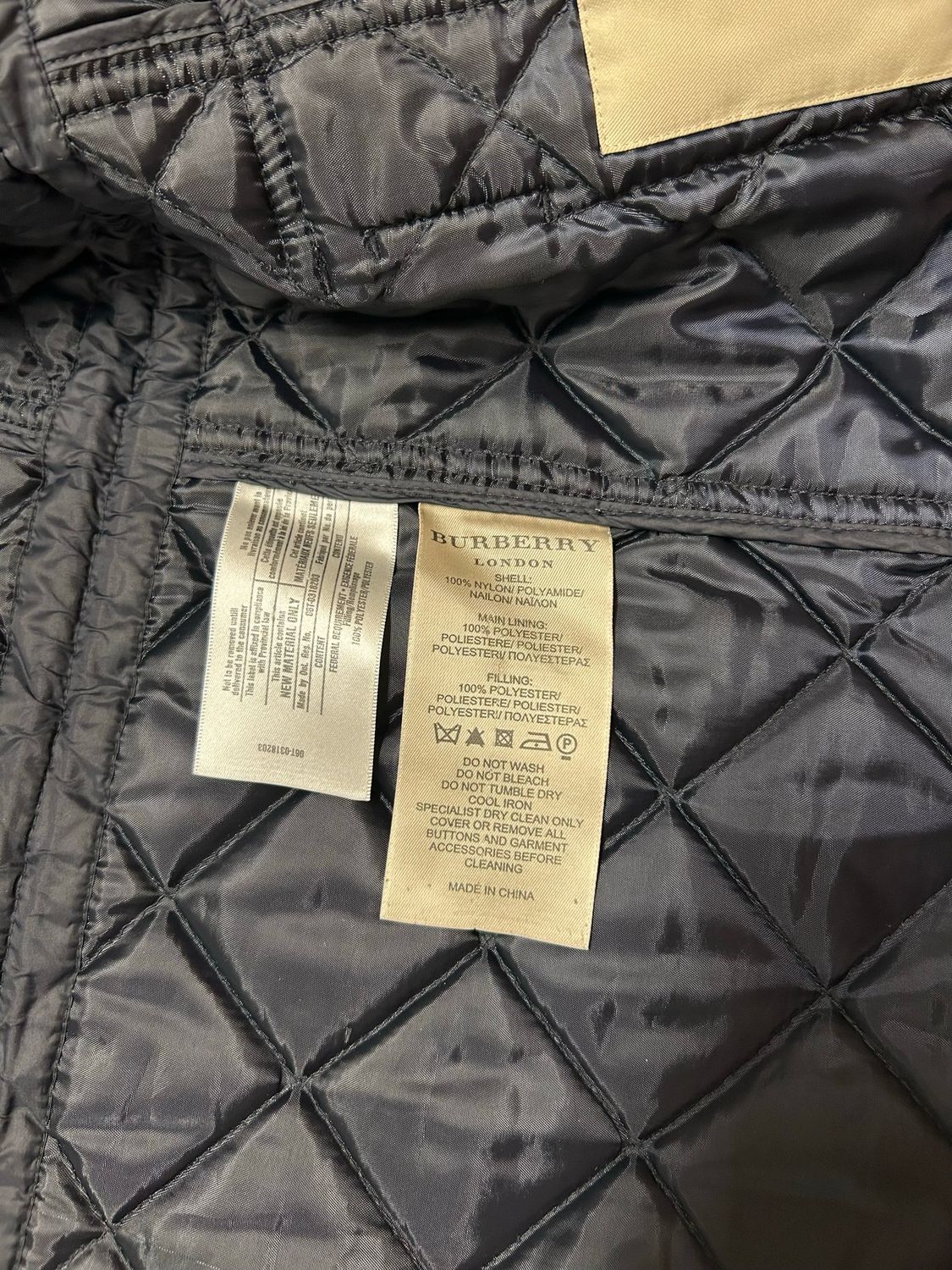 Burberry Prorsum  Quilted Field Jacket