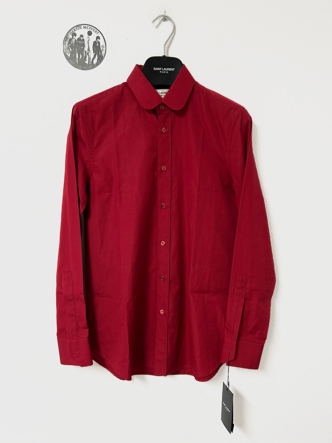 Saint Laurent Paris by Hedi Slimane SS2013 1/1 Sample Red Shirt
