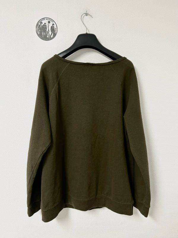 CELINE by Hedi Slimane FW2019 Logo Sweatshirt Khaki