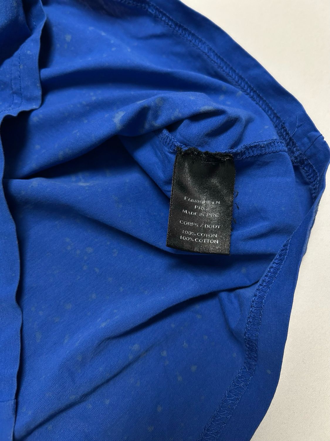 Balmain by Olivier Rousteing 2014 Logo Paint Splatter T-Shirt