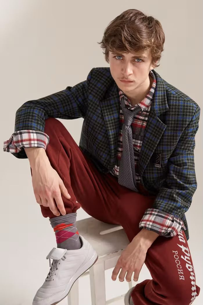 Gosha Rubchinskiy  FW2017 Reflective Logo Sweatpants