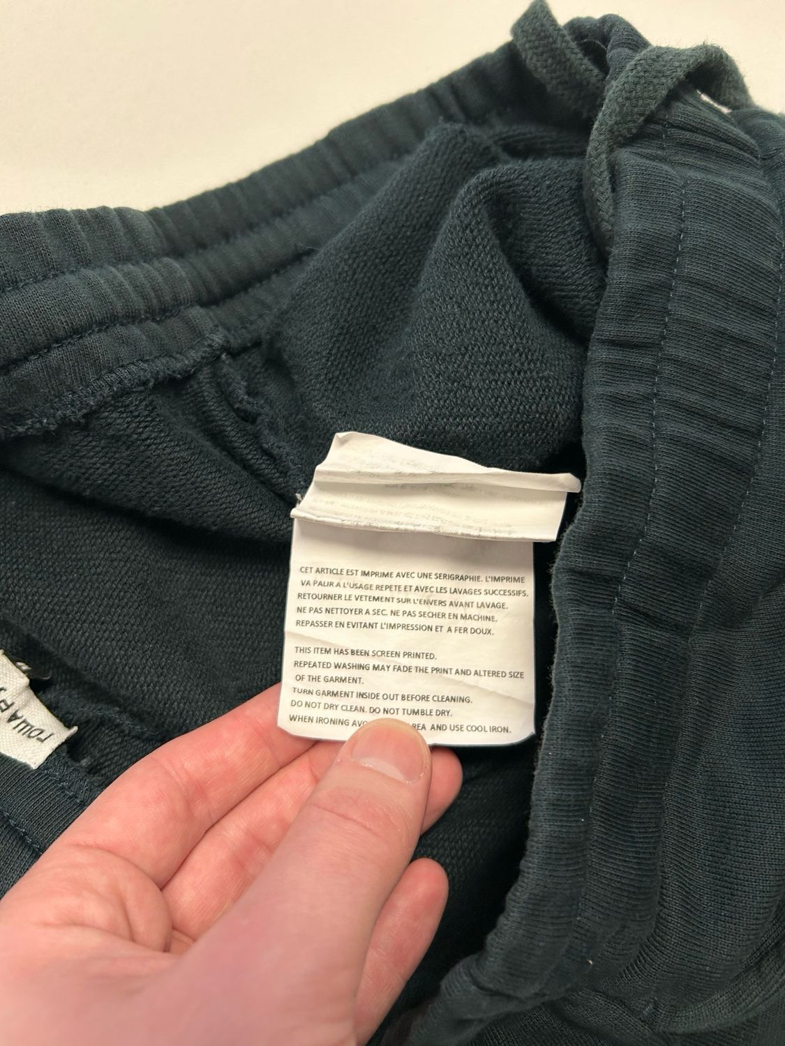 Gosha Rubchinskiy  FW2017 Reflective Logo Sweatpants