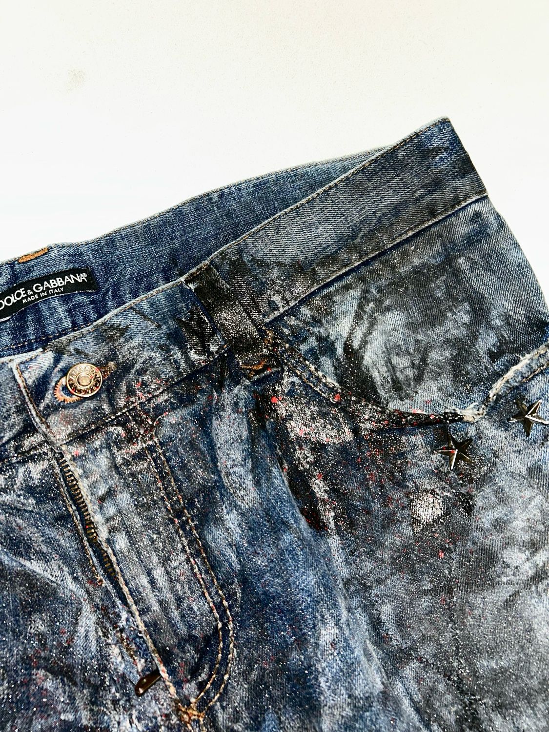 Dolce &amp; Gabbana 2003 Reworked Flared Denim