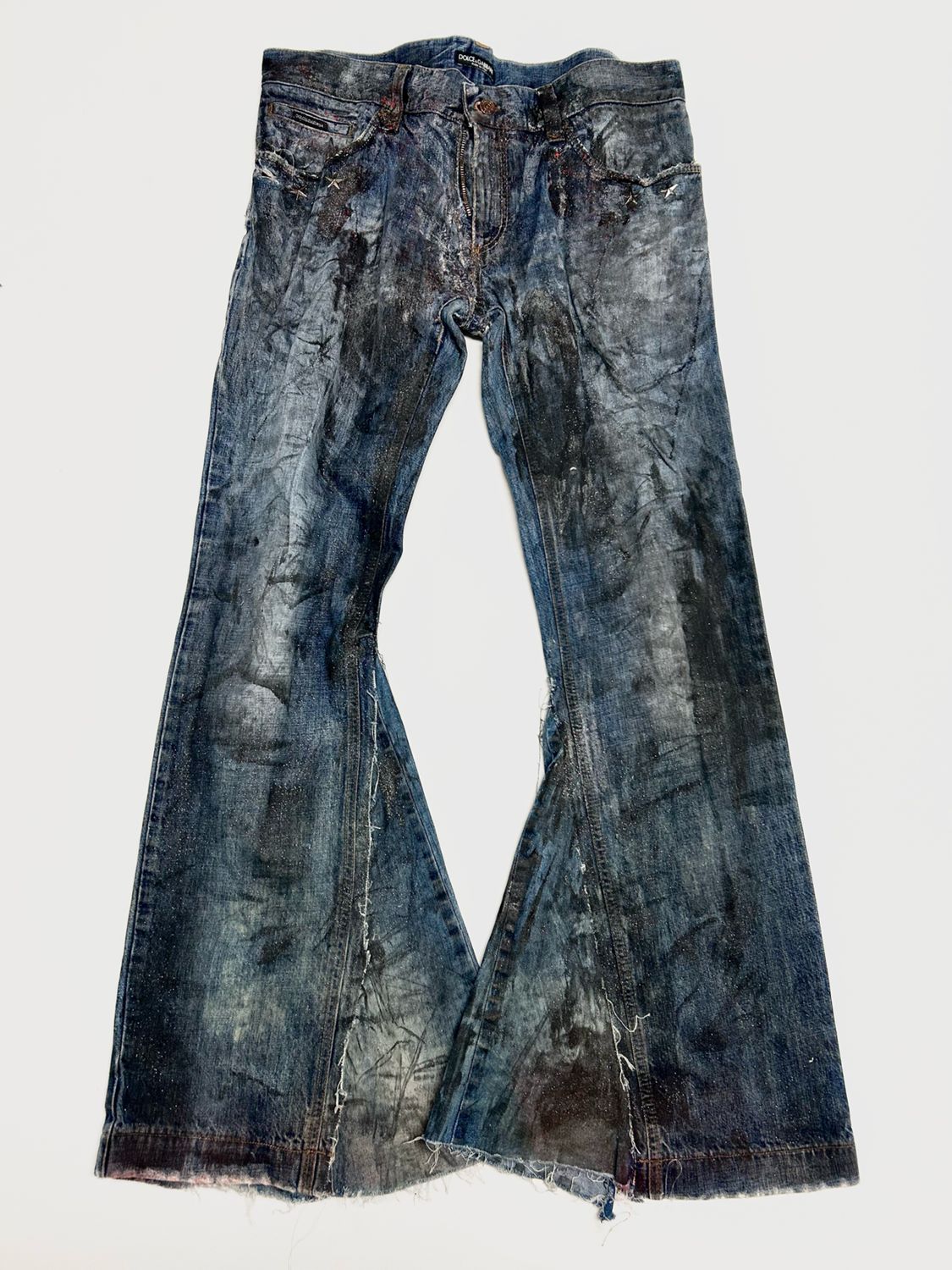 Dolce &amp; Gabbana 2003 Reworked Flared Denim