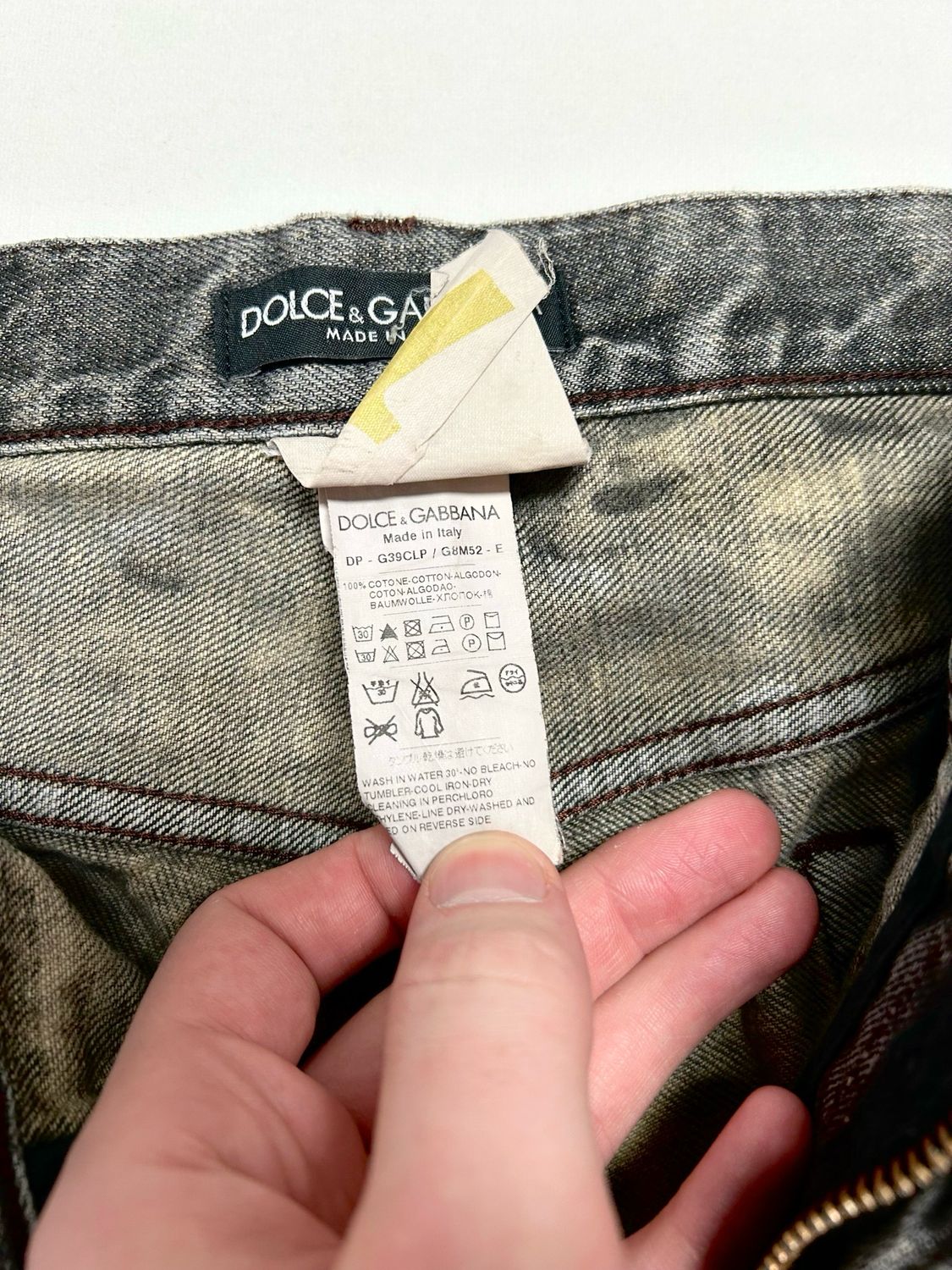 Dolce &amp; Gabbana 2006 Reworked Denim Jeans