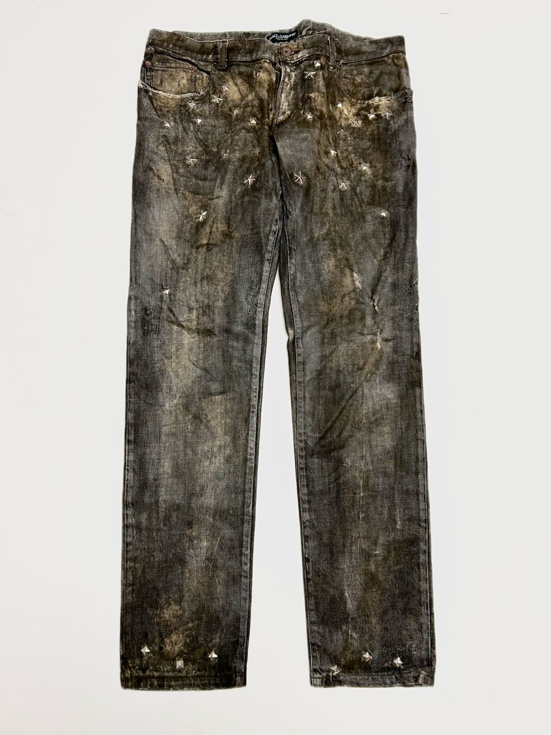 Dolce &amp; Gabbana 2006 Reworked Denim Jeans