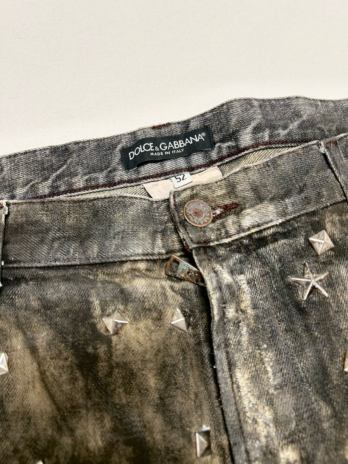 Dolce &amp; Gabbana 2006 Reworked Denim Jeans