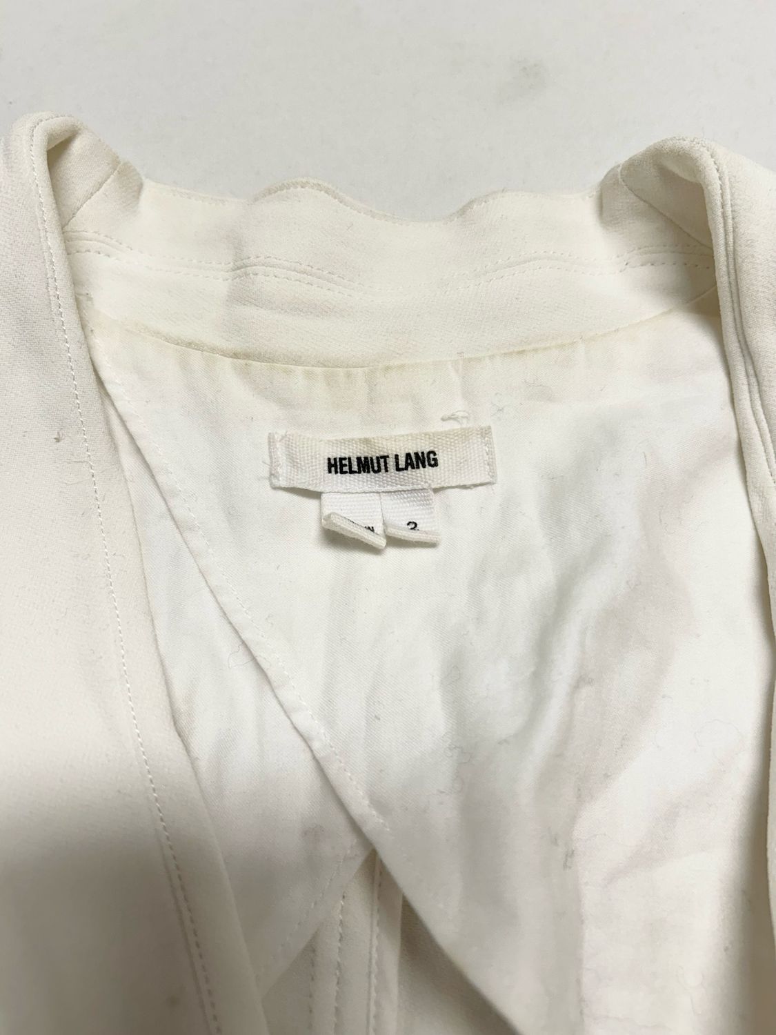 Helmut Lang SS2017 Belted Tailored Jacket