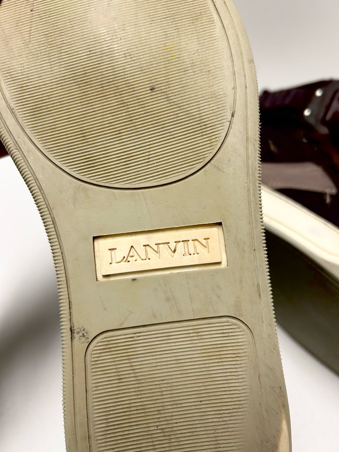 Lanvin  SS2010 Purple High-Top Sneakers Reworked