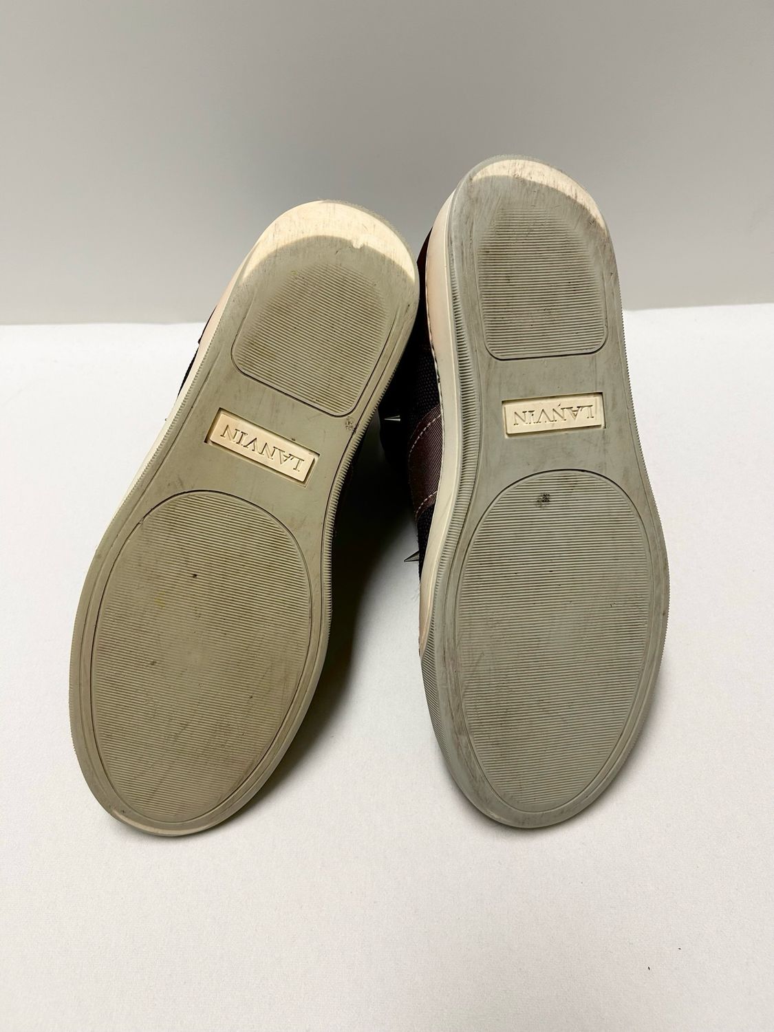 Lanvin  SS2010 Purple High-Top Sneakers Reworked