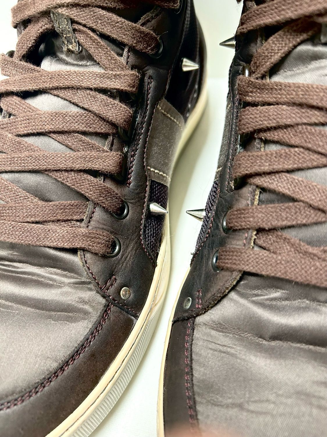 Lanvin  SS2010 Purple High-Top Sneakers Reworked