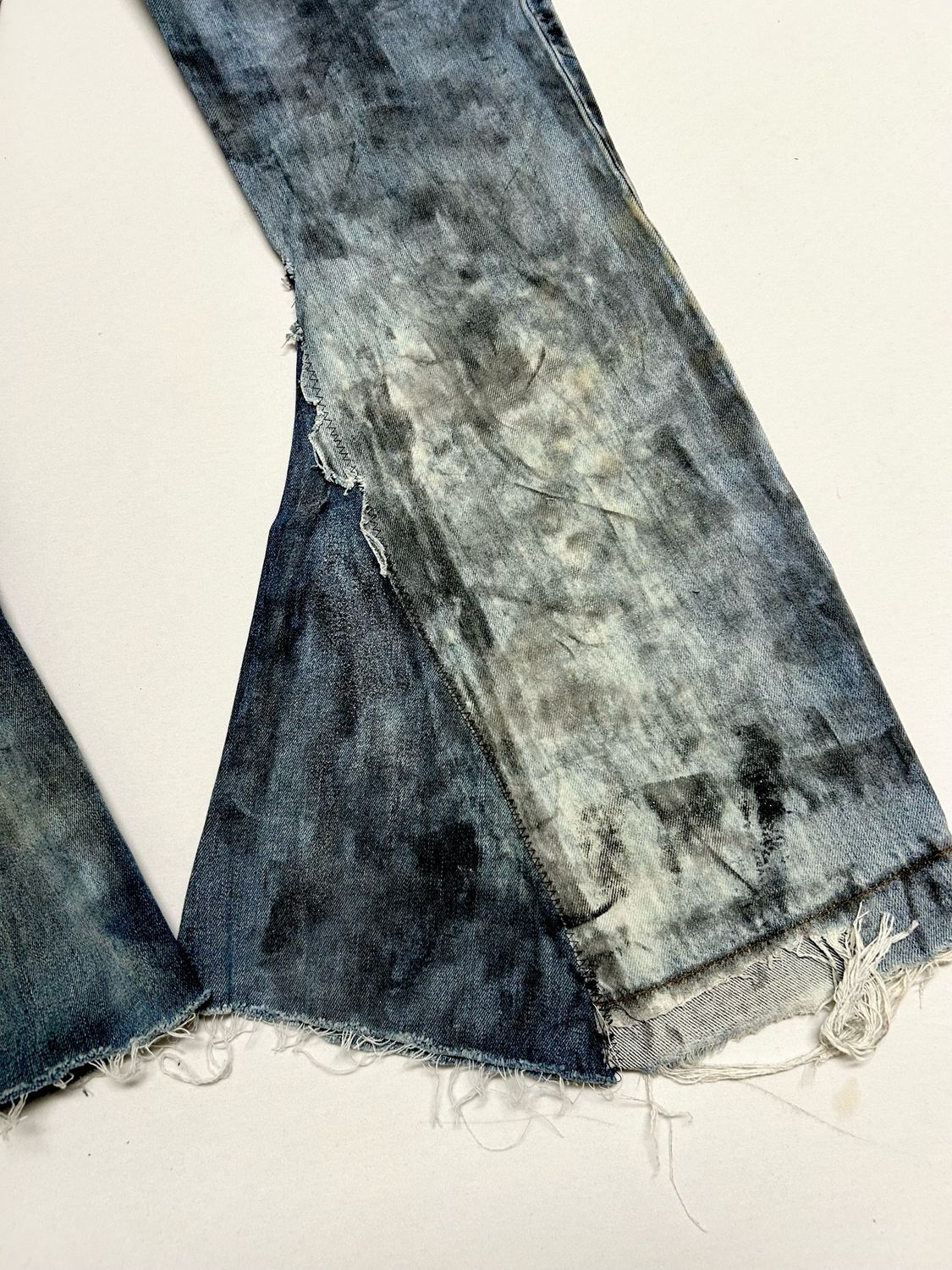 Dolce &amp; Gabbana  2004 Reworked Flared Denim Jeans