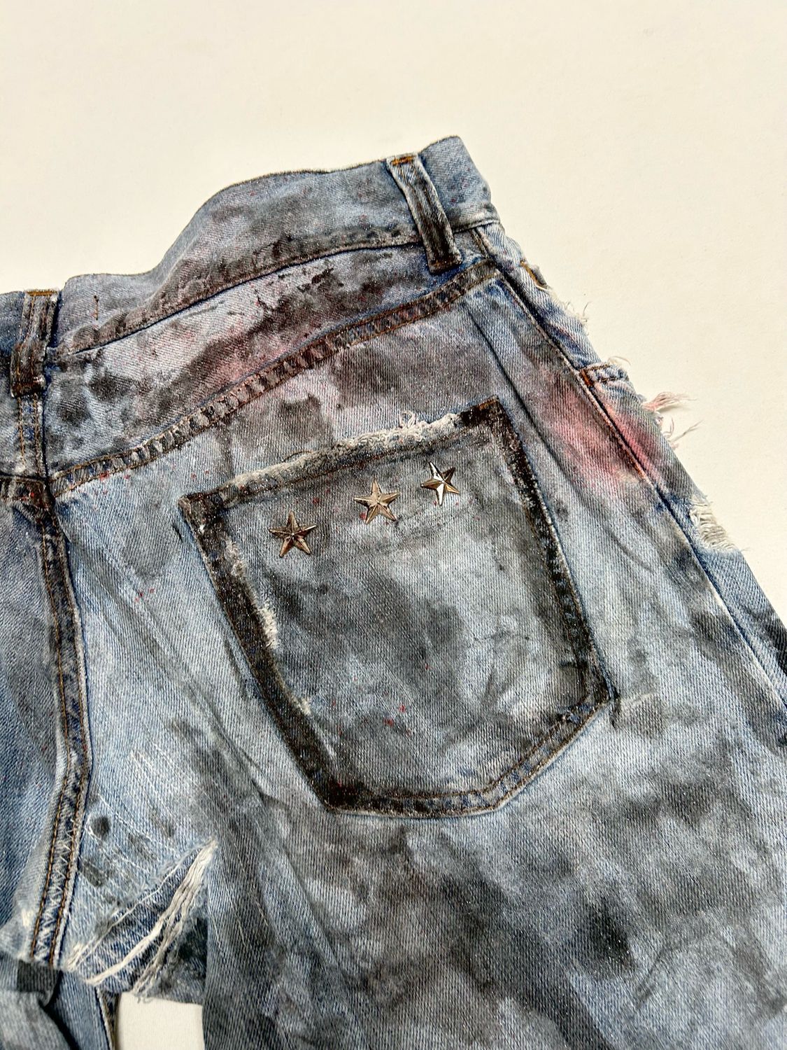 Dolce &amp; Gabbana  2004 Reworked Flared Denim Jeans