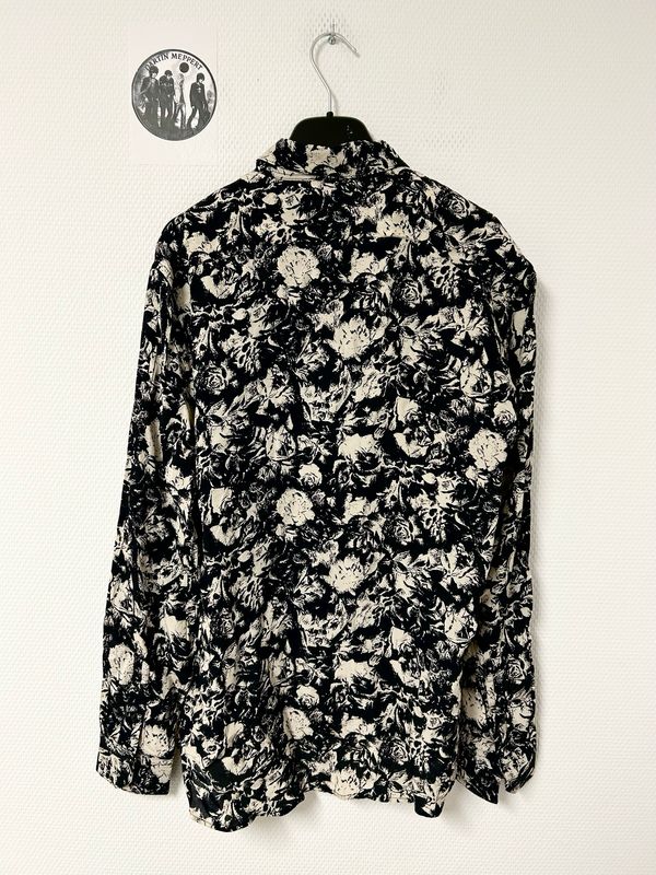 Saint Laurent Paris by Anthony Vaccarello 2021 Floral Silk Shirt