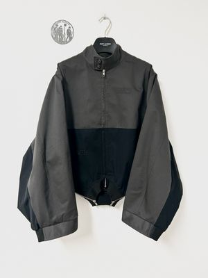 Maison Martin Margiela SS2026 Mirrored Two-Tone Zip Jacket