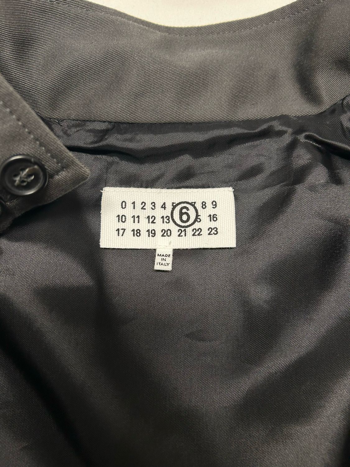 Maison Martin Margiela SS2026 Mirrored Two-Tone Zip Jacket