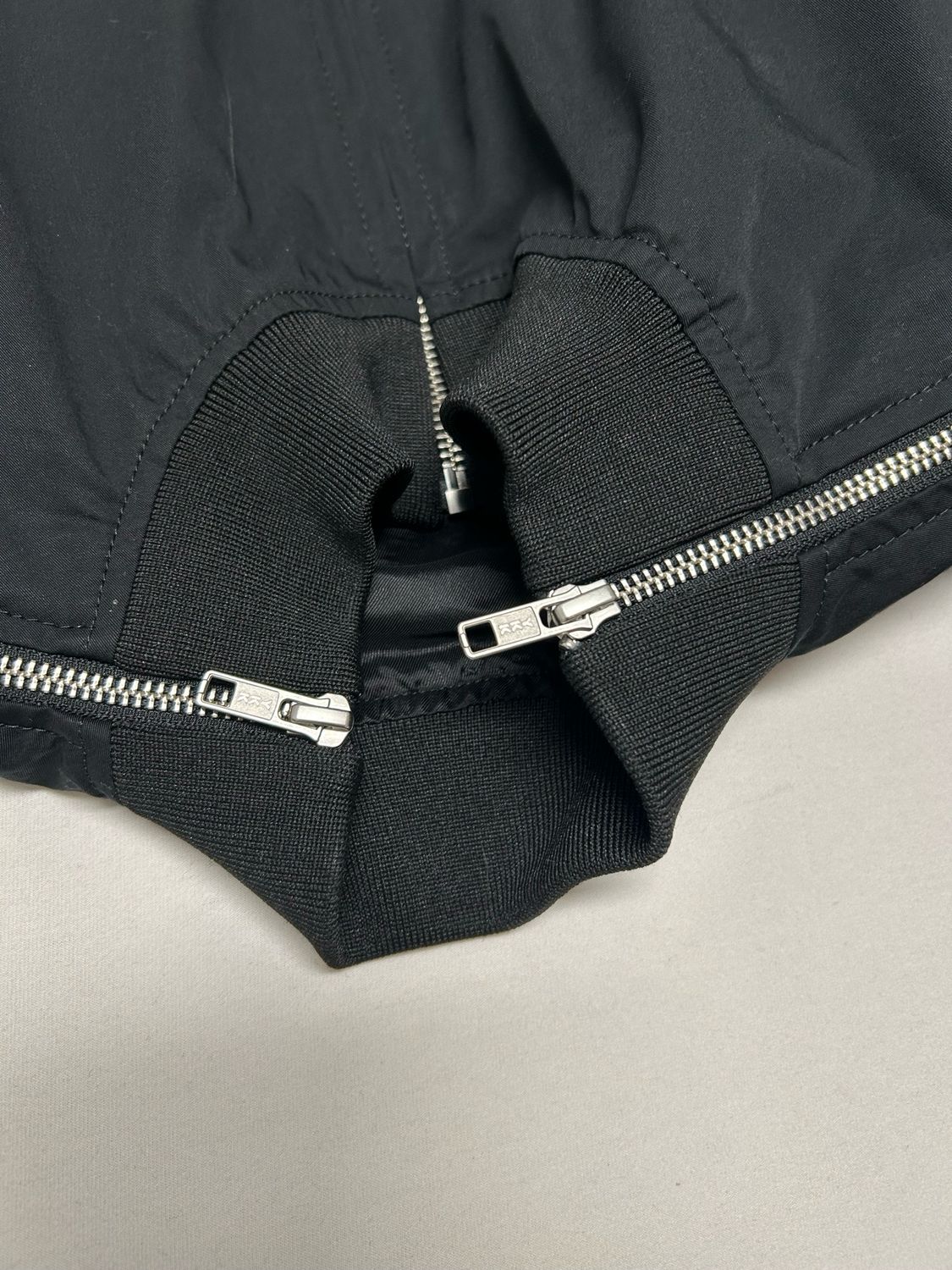 Maison Martin Margiela SS2026 Mirrored Two-Tone Zip Jacket