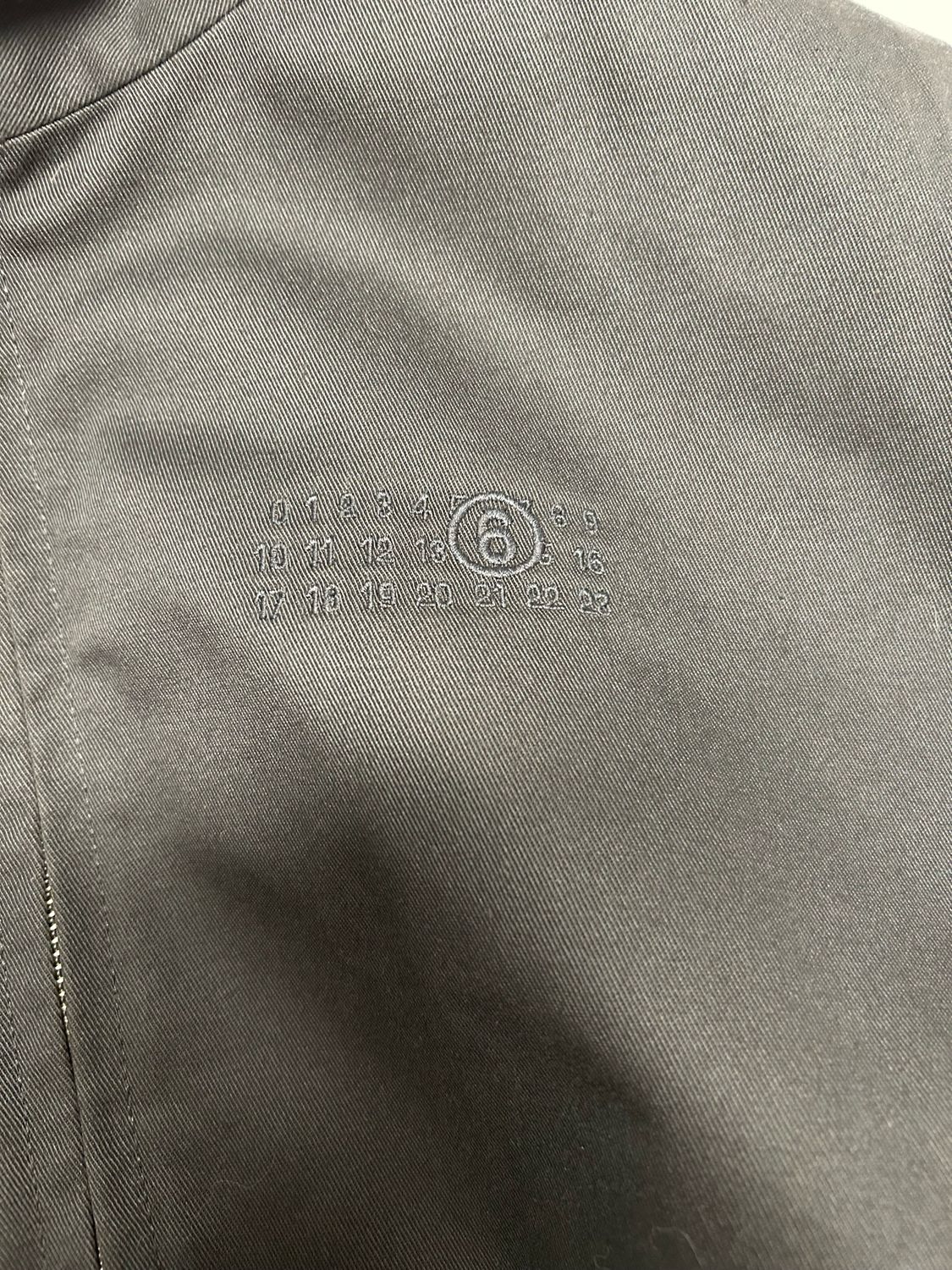 Maison Martin Margiela SS2026 Mirrored Two-Tone Zip Jacket