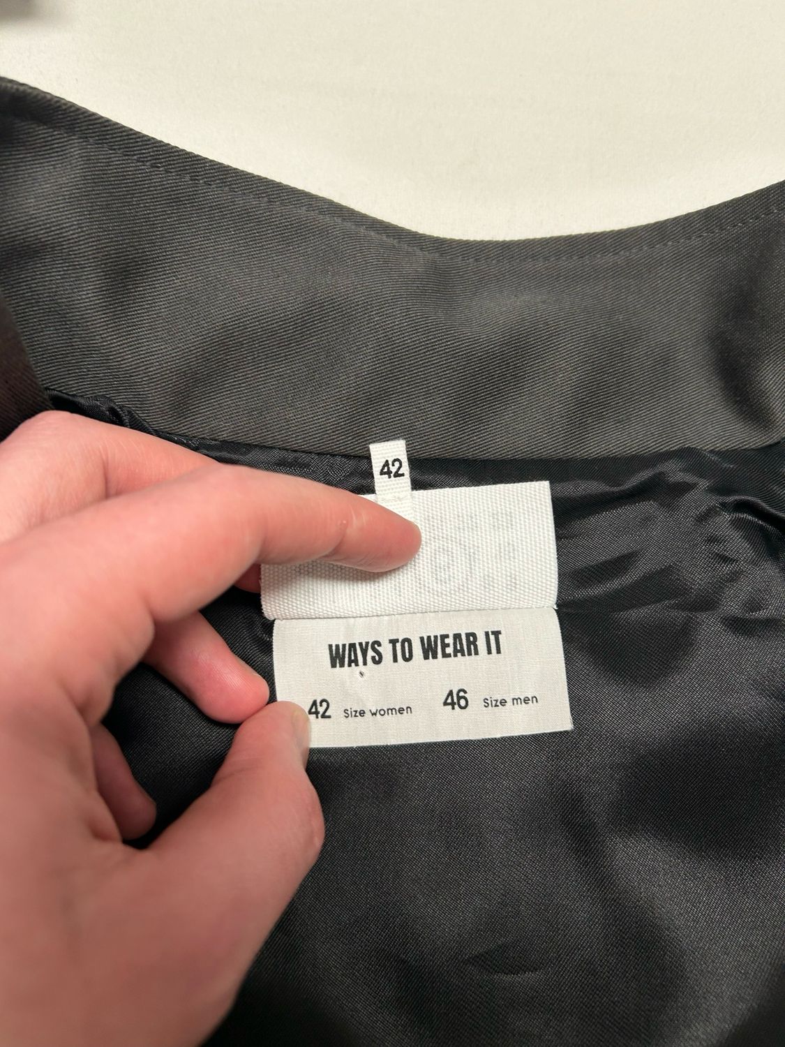 Maison Martin Margiela SS2026 Mirrored Two-Tone Zip Jacket