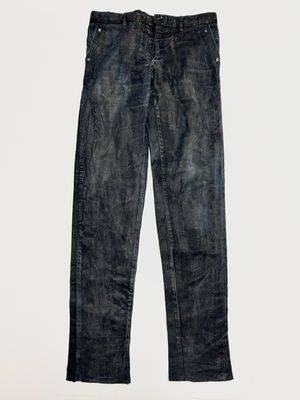 Dolce & Gabbana 2006 Waxed Studded Denim Jeans Reworked Dolce & Gabbana 2006 Waxed Studded Denim Jeans Reworked