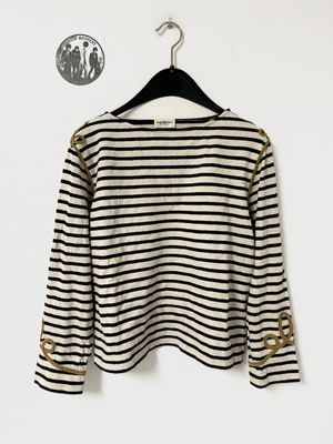 Saint Laurent Paris by Anthony Vaccarello FW2019 1/1 Sample Breton Sailor Knit