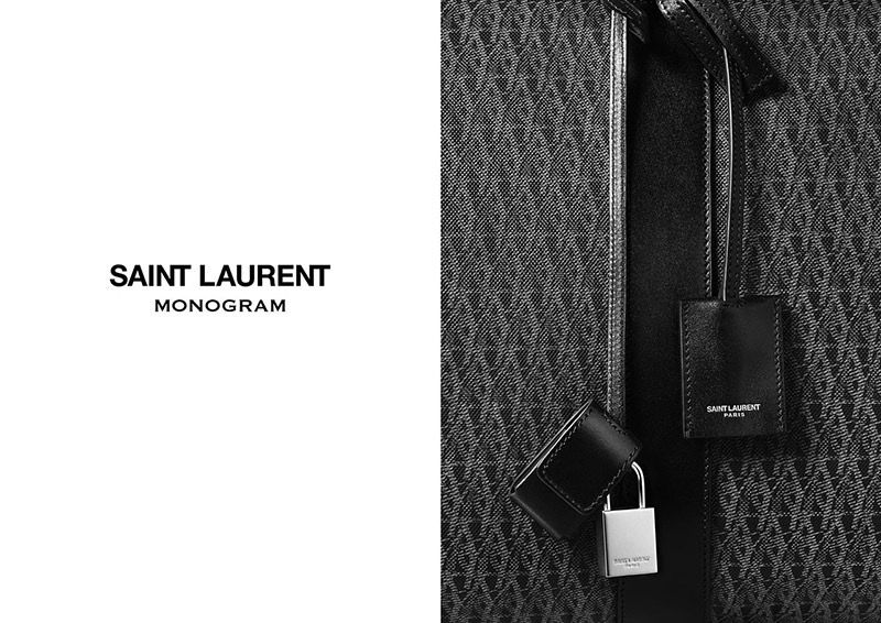 Saint Laurent Paris by Hedi Slimane 2014 Monogram Large Messenger Bag