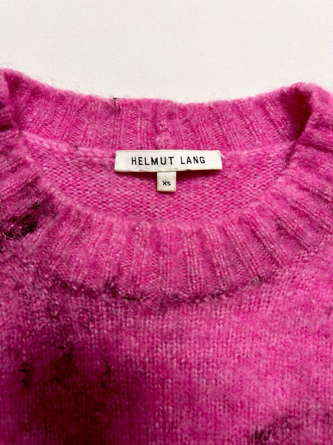 Helmut Lang 2016 Alpaca Loose Knit Reworked