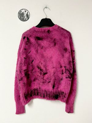 Helmut Lang 2016 Alpaca Loose Knit Reworked