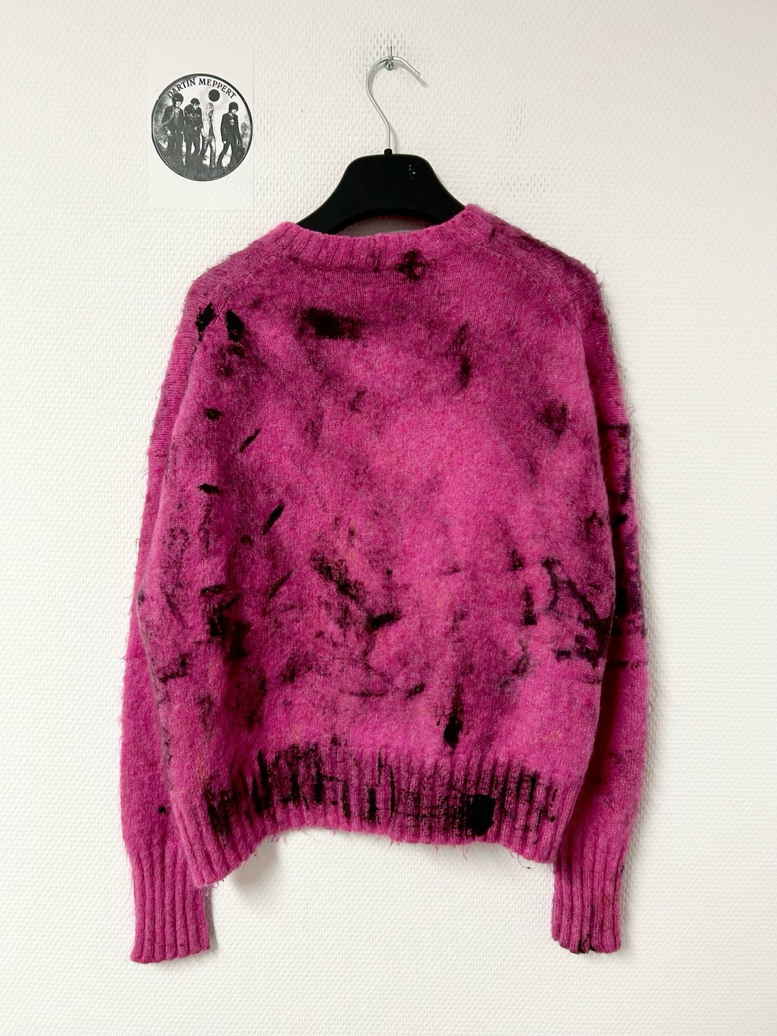 Helmut Lang 2016 Alpaca Loose Knit Reworked