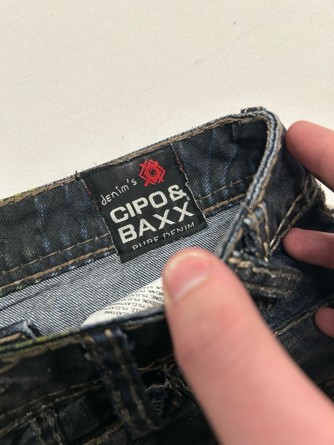 Cipo &amp; Baxx FW2011 Double Waisted Biker Denim Reworked